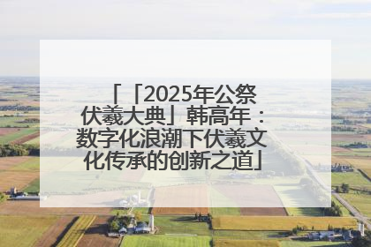 「2025年公祭伏羲大典」韩高年：数字化浪潮下伏羲文化传承的创新之道