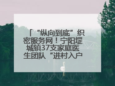 “纵向到底”织密服务网！宁阳堽城镇37支家庭医生团队“进村入户”，让健康政策“落地生根”