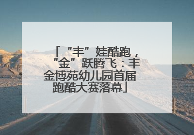 “丰”娃酷跑，“金”跃腾飞：丰金博苑幼儿园首届跑酷大赛落幕