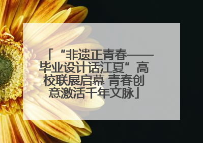“非遗正青春——毕业设计话江夏”高校联展启幕 青春创意激活千年文脉