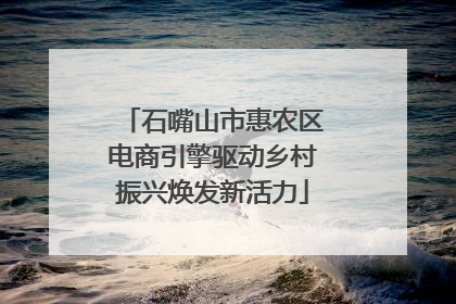 石嘴山市惠农区电商引擎驱动乡村振兴焕发新活力