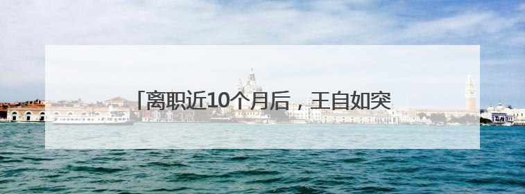 离职近10个月后，王自如突然宣布一个消息！他还感谢董明珠雷军，回应“没看过格力工资条”：真的不那么重要！