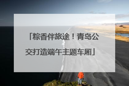 粽香伴旅途！青岛公交打造端午主题车厢