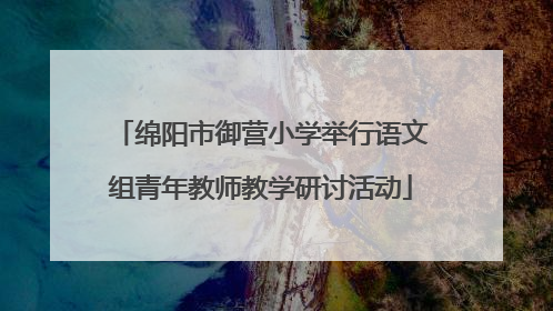 绵阳市御营小学举行语文组青年教师教学研讨活动