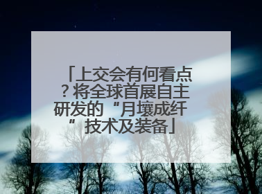 上交会有何看点？将全球首展自主研发的“月壤成纤”技术及装备