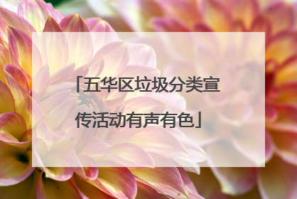 五华区垃圾分类宣传活动有声有色