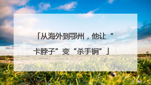 从海外到鄂州，他让“卡脖子”变“杀手锏”