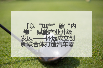 以“知产”破“内卷” 赋能产业升级发展——怀远成立创新联合体打造汽车零部件产业新高地