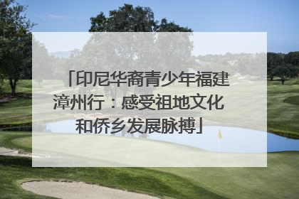 印尼华裔青少年福建漳州行：感受祖地文化和侨乡发展脉搏