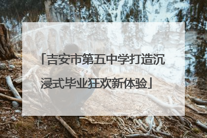 吉安市第五中学打造沉浸式毕业狂欢新体验