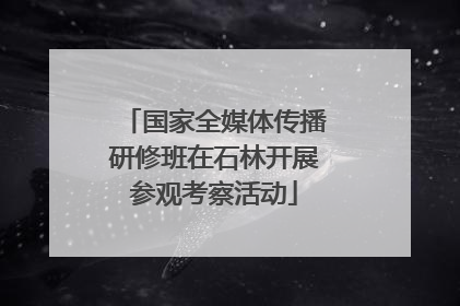 国家全媒体传播研修班在石林开展参观考察活动