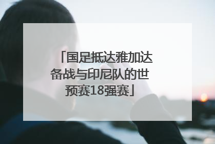 国足抵达雅加达备战与印尼队的世预赛18强赛