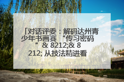 对话评委：解码达州青少年书画赛 “传习密码”& 8212;& 8212; 从技法精进看文化传承新活力