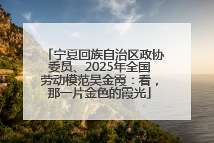 宁夏回族自治区政协委员、2025年全国劳动模范吴金霞：看，那一片金色的霞光