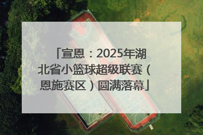宣恩：2025年湖北省小篮球超级联赛（恩施赛区）圆满落幕