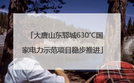 大唐山东郓城630℃国家电力示范项目稳步推进