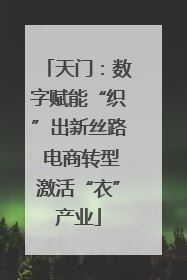 天门：数字赋能“织”出新丝路 电商转型激活“衣”产业