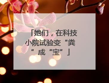 她们，在科技小院试验变“粪”成“宝”