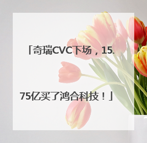 奇瑞CVC下场，15.75亿买了鸿合科技！