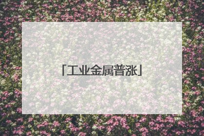 工业金属普涨