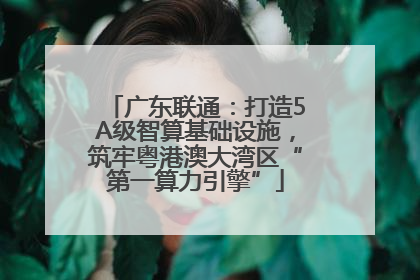 广东联通：打造5A级智算基础设施，筑牢粤港澳大湾区“第一算力引擎”