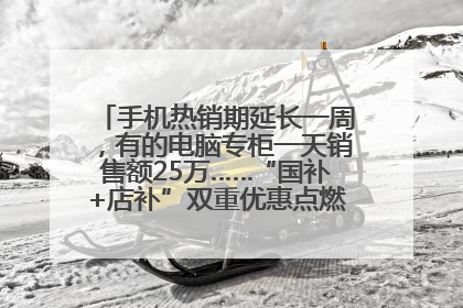 手机热销期延长一周，有的电脑专柜一天销售额25万……“国补+店补”双重优惠点燃德州“考后经济”