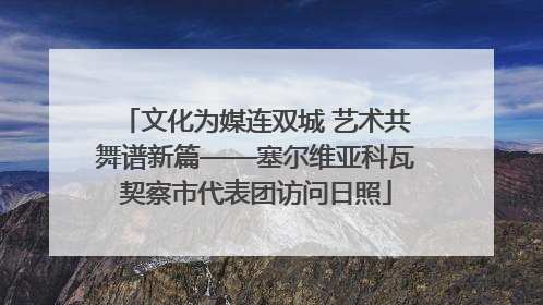 文化为媒连双城 艺术共舞谱新篇——塞尔维亚科瓦契察市代表团访问日照