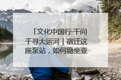 文化中国行·千问千寻大运河｜宿迁这座泵站，如何稳坐亚洲第一宝座？