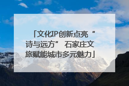 文化IP创新点亮“诗与远方” 石家庄文旅赋能城市多元魅力