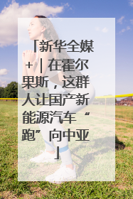 新华全媒+｜在霍尔果斯，这群人让国产新能源汽车“跑”向中亚
