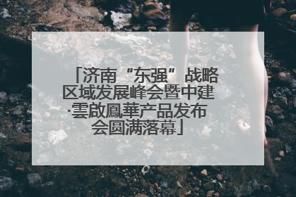 济南“东强”战略区域发展峰会暨中建·雲啟鳳華产品发布会圆满落幕
