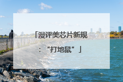 漫评美芯片新规：“打地鼠”