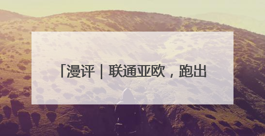 漫评｜联通亚欧，跑出共同繁荣“加速度”