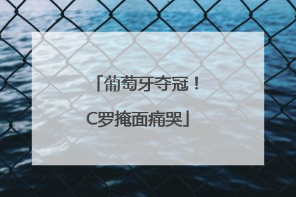 葡萄牙夺冠！C罗掩面痛哭