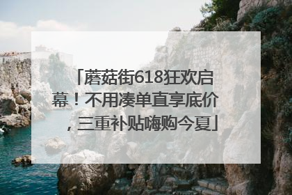 蘑菇街618狂欢启幕！不用凑单直享底价，三重补贴嗨购今夏