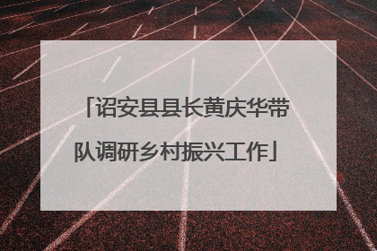 诏安县县长黄庆华带队调研乡村振兴工作
