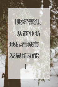 财经聚焦｜从商业新地标看城市发展新动能