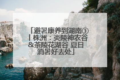 避暑康养到湖南③丨株洲：炎陵神农谷&茶陵花湖谷 夏日消暑好去处