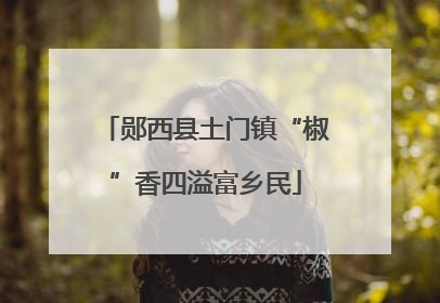 郧西县土门镇“椒”香四溢富乡民