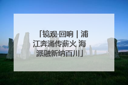 镜观·回响｜浦江奔涌传薪火 海派融新纳百川