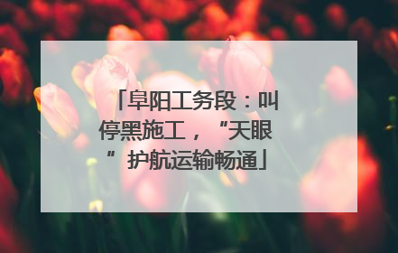 阜阳工务段：叫停黑施工，“天眼”护航运输畅通