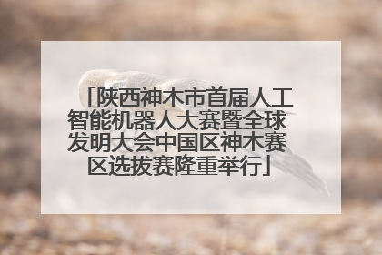 陕西神木市首届人工智能机器人大赛暨全球发明大会中国区神木赛区选拔赛隆重举行