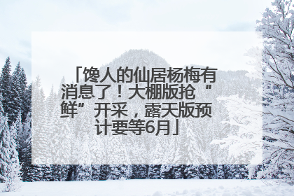 馋人的仙居杨梅有消息了！大棚版抢“鲜”开采，露天版预计要等6月