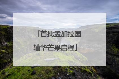 首批孟加拉国输华芒果启程