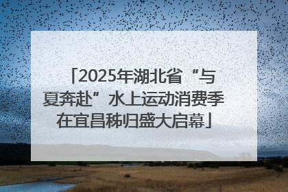 2025年湖北省“与夏奔赴”水上运动消费季在宜昌秭归盛大启幕
