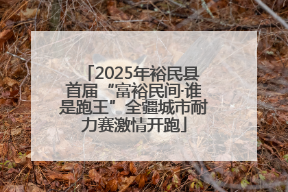 2025年裕民县首届“富裕民间·谁是跑王”全疆城市耐力赛激情开跑