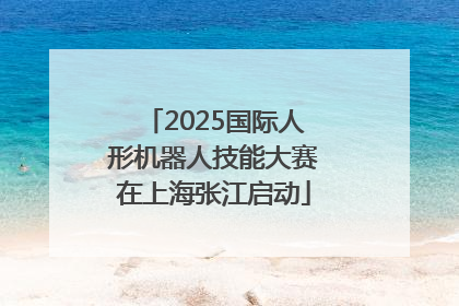 2025国际人形机器人技能大赛在上海张江启动