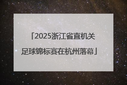 2025浙江省直机关足球锦标赛在杭州落幕