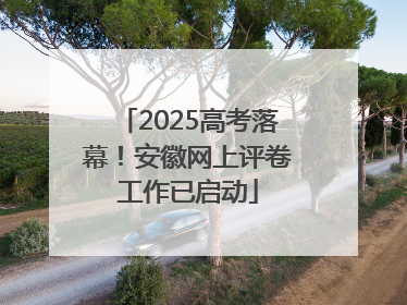 2025高考落幕！安徽网上评卷工作已启动