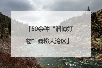 50余种“淄博好物”圈粉大湾区